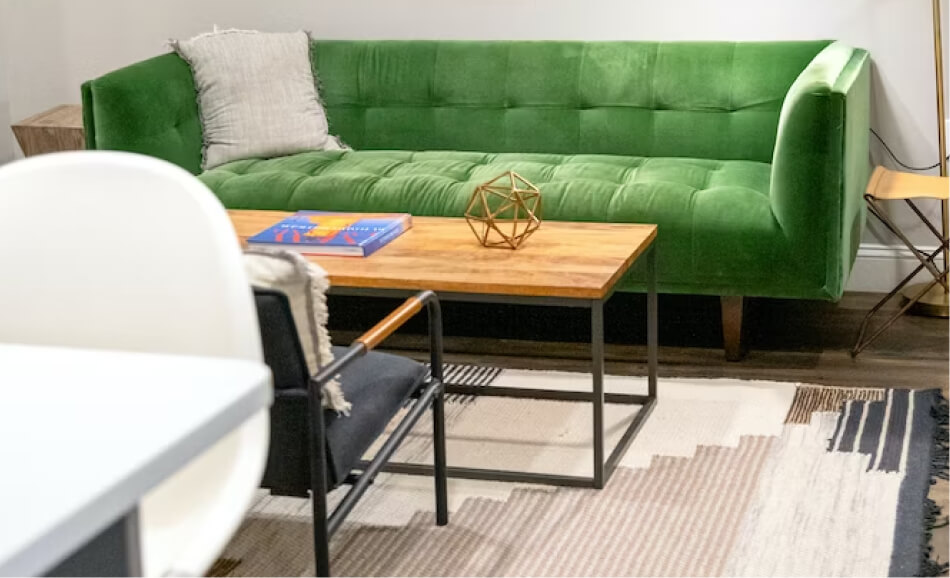 Modern living room with elegant decor